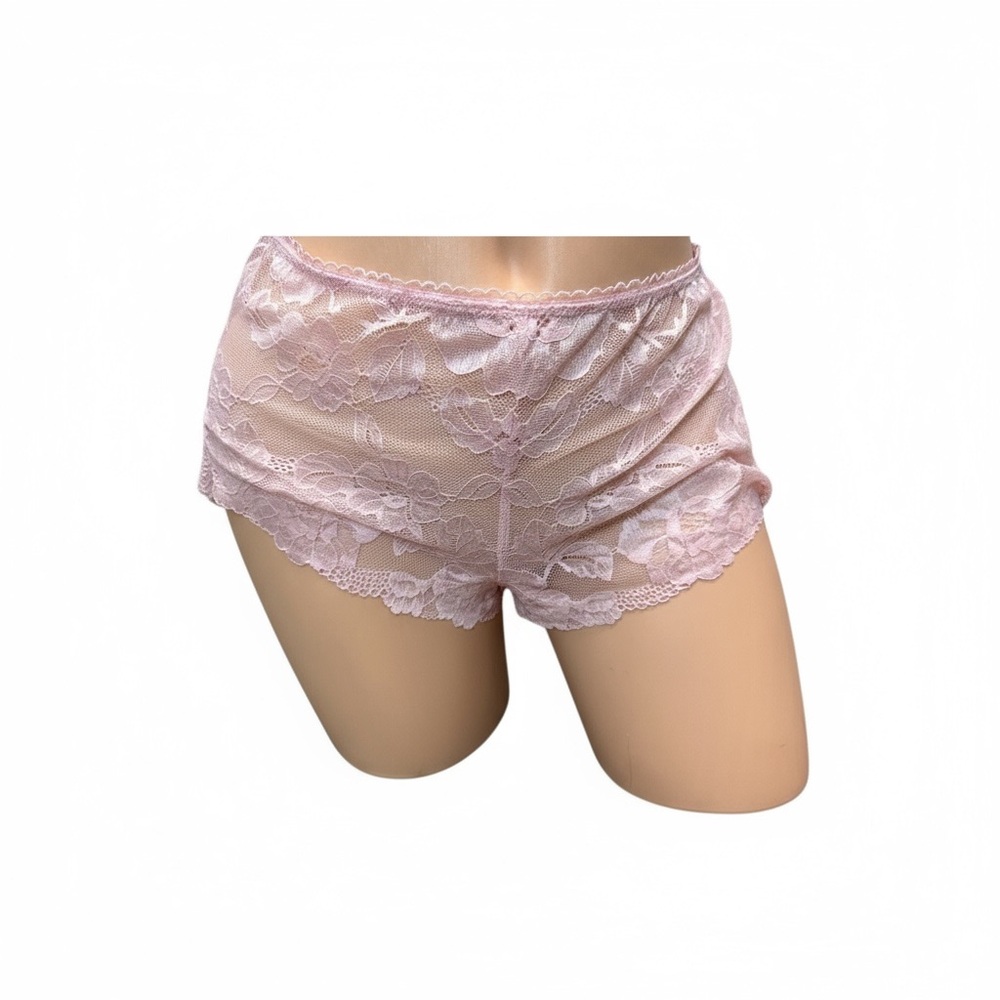 Victoria's Secret Light Pink Lace Sleep Shorts